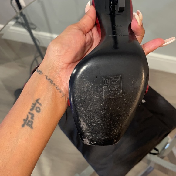 YSL OPYUM SANDALS WITH BLACK HEEL - Picture 7 of 9